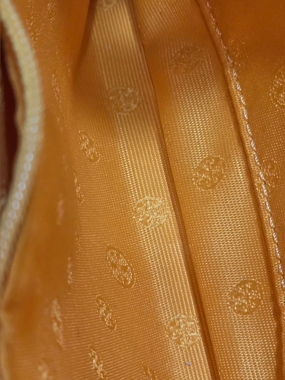 Tory Burch Yellow Wristlet Wallet Pouch